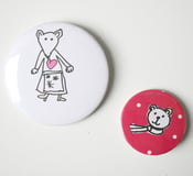 Image of Button set Mouse & Bear