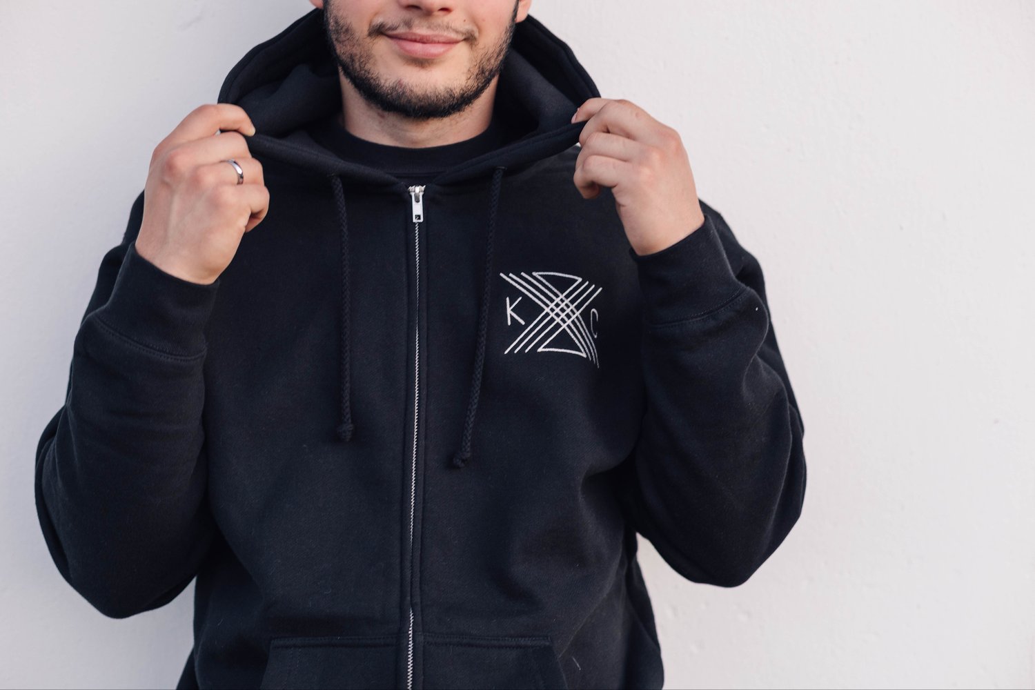 Image of STAND TOGETHER KC HEAVYWEIGHT ZIPUP HOODIE