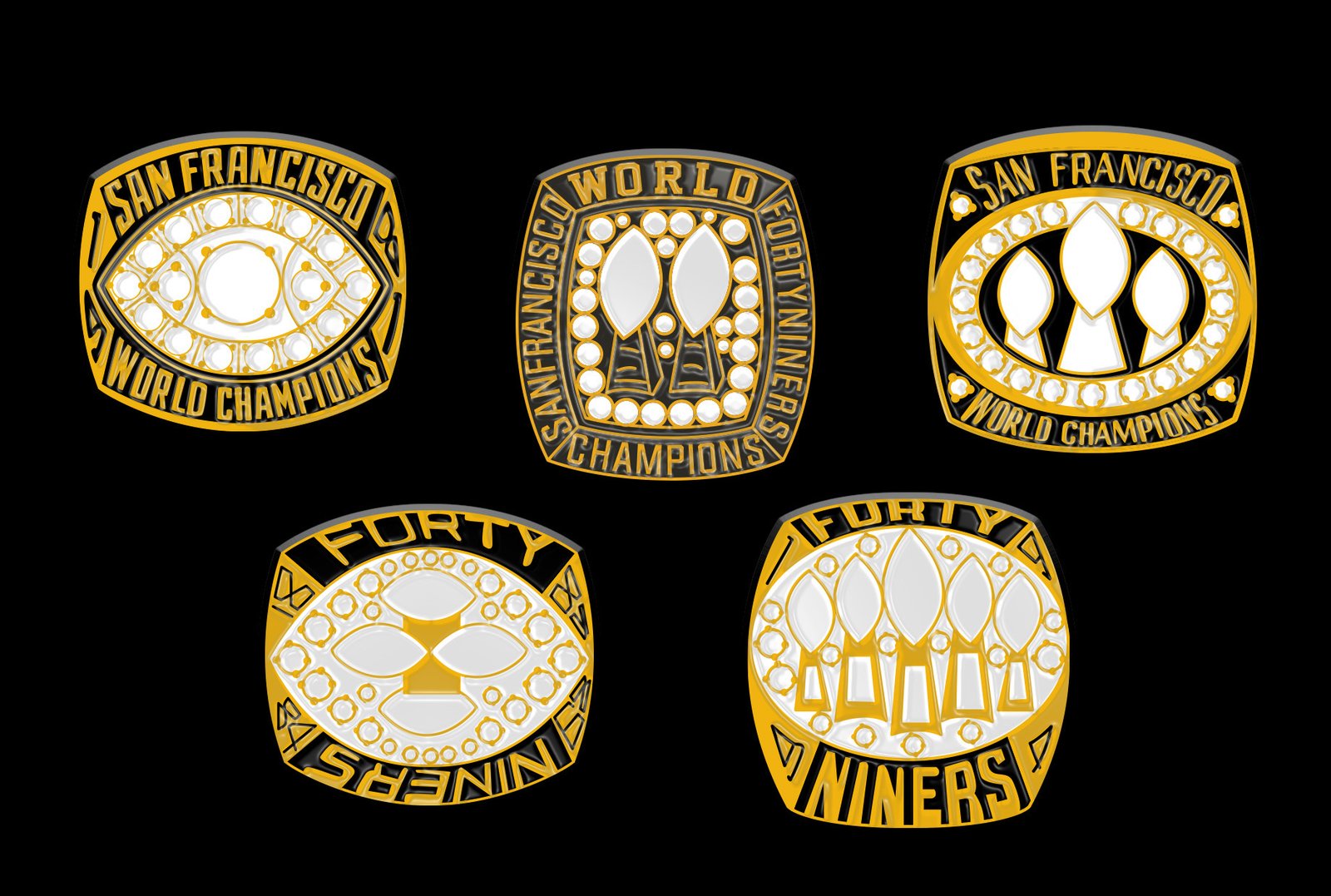 Wholesale San Francisco 49ers Championship Banner Pins