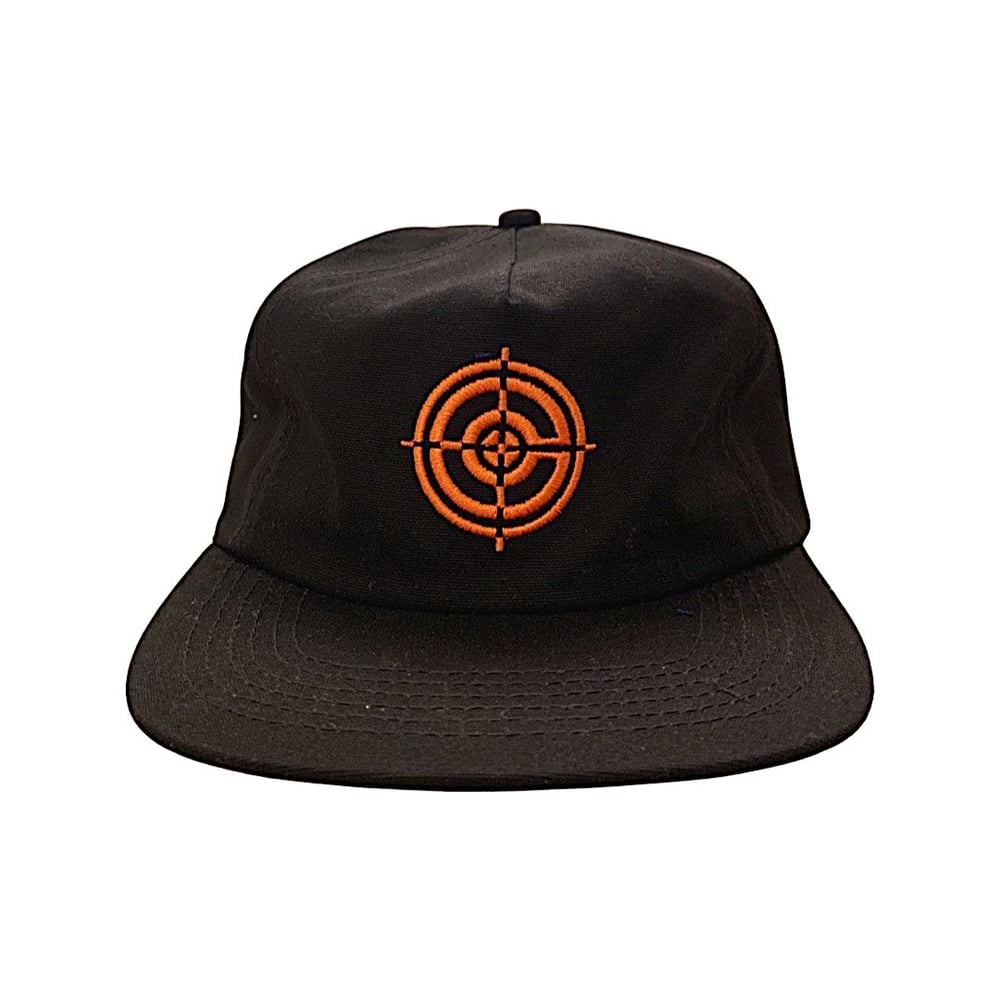 Image of Crosshair Snapback - Black Canvas