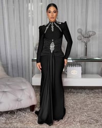 Image 2 of Valencia Rhinestones maxi Bandage Dress