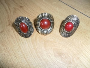 Image of Chunky Red Stone Ring