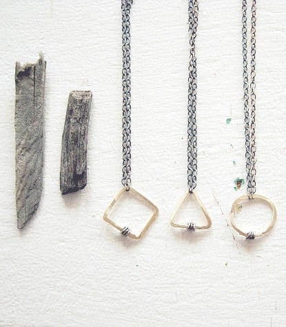 Image of geometrics necklaces 