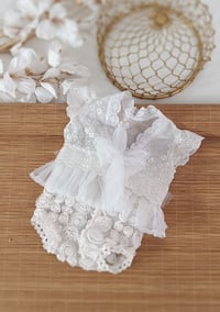 Image 3 of Newborn bodysuit for photoshoot | Marie | white