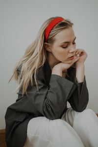 Image 2 of Camille Satin Hairbands / medium shape