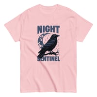 Image 6 of Unisex classic tee, Night Sentinel Raven & Moon Tee