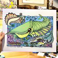 Image 2 of Cambrian Period Hurdia Print