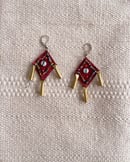 Image 3 of RED PORTAL EARRING