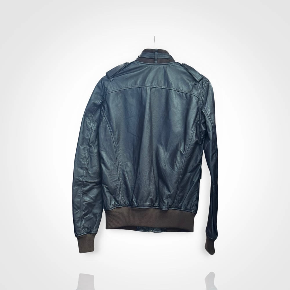 Image of Hysteric Glamour 00s Leather Pig Bomber