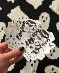 Image 2 of Butterfly Girl Mirror Sticker