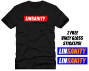 Image of *SUPER SALE!* Jeremy LINSANITY Red Box Logo T Shirt