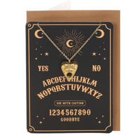Image 3 of Gold Tone Talking Board Planchette Card