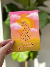 Sunset Cheetah Print
