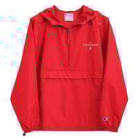 STACK Stop Red Embroidered Champion Packable Jacket