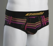 Image of Black and Pink Plaid - Low Rise Brief