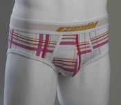 Image of Pink and Orange Plaid - Low Rise Brief