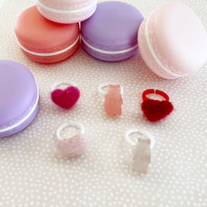 Image of Valentines Ring in Macaron Container 