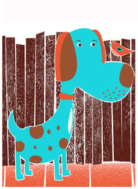 Image 2 of Bird Dog & Bird Nursery Art Print