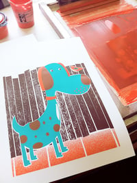 Image 5 of Bird Dog & Bird Nursery Art Print