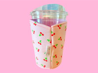 Cozy Cold Cup Pink Cherries 