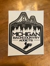 Michigan Backcountry Addicts - 6” Sticker