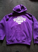 Image of Honour Over Glory Purple hoody.