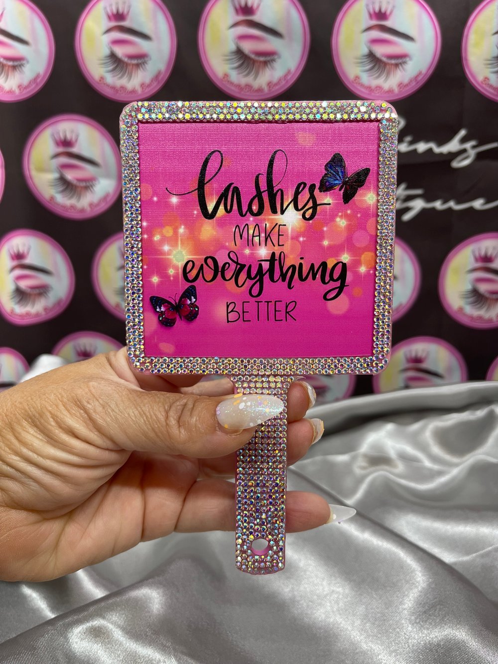 Bling mini mirrors