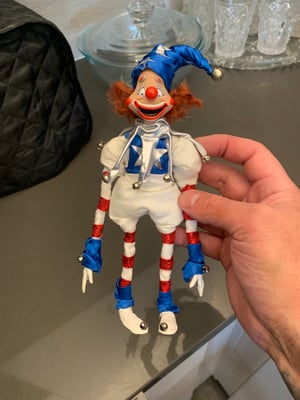 Image of Faux vintage Poltergeist clown 
