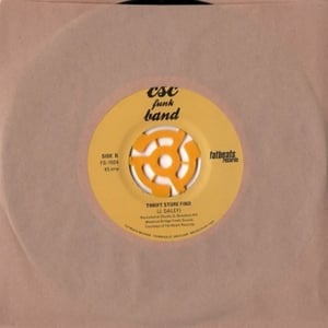 Image of Mr. Holmes & the Brotherhood/CSC Funk Band "Thrift Store Find" (Fat Beats/Light In The Attic) 7"