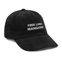 Image 11 of free luigi mangione Vintage corduroy cap