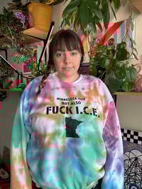 “Minnesota Nice but Also Fuck ICE” crew neck sweatshirt