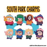 Image 1 of south park phone charms