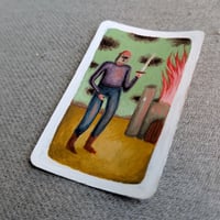 Image 3 of "Le château en feu"- Original art