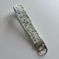 Image 1 of Daisy Faux Leather Wristlet