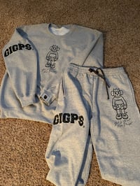 Image 5 of (2pc) GIGPS GREY & BLACK ALMIGHTY SWEAT SUIT