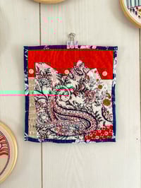 Image 2 of Massively More Happy - small hand sewn quilt 