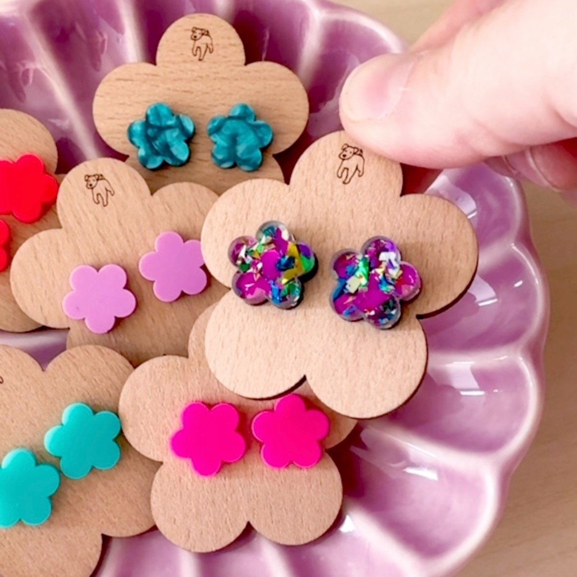 Image of Floral Studs