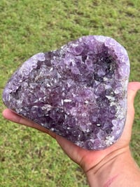 Image 11 of Amethyst With Calcite & Polished Edges | Brazil #2185