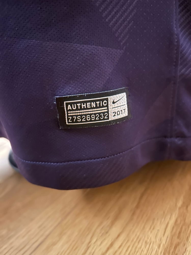 Image of Tottenham Hotspur “DEMBELE 19” 2017/18 Third Shirt + patches (XL)