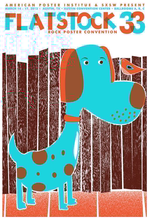 Image of Flatstock 33 Austin SXSW Poster