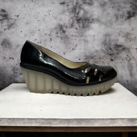 Image 1 of Fly London Yubi Black Patent 