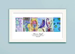 Image of Children's Artwork Display—panel poster w/ 6 works of art