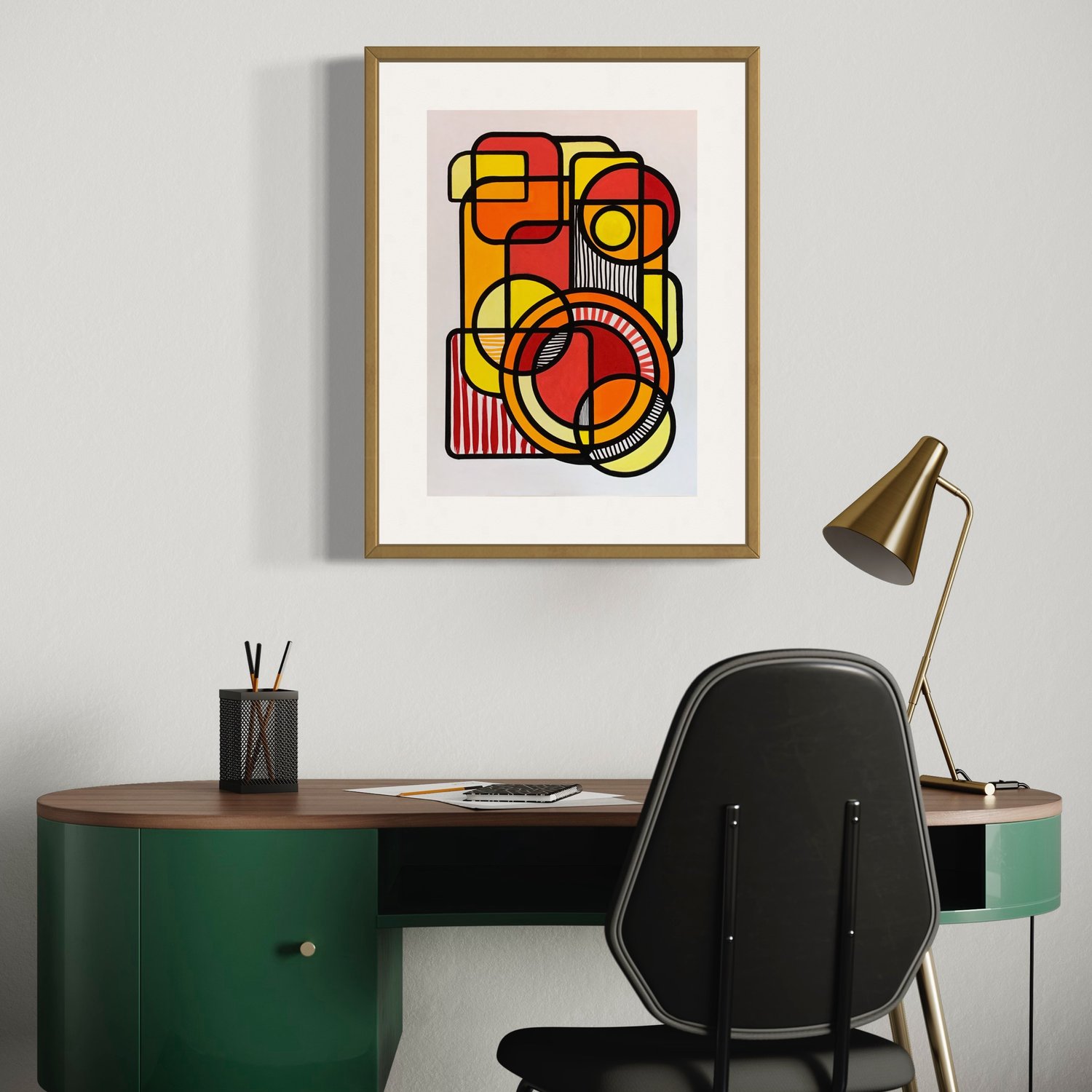 Image of 'Radiance' A3 Acrylic Painting on Paper