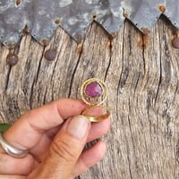 Image 2 of Ruby Swirl ring, US 6