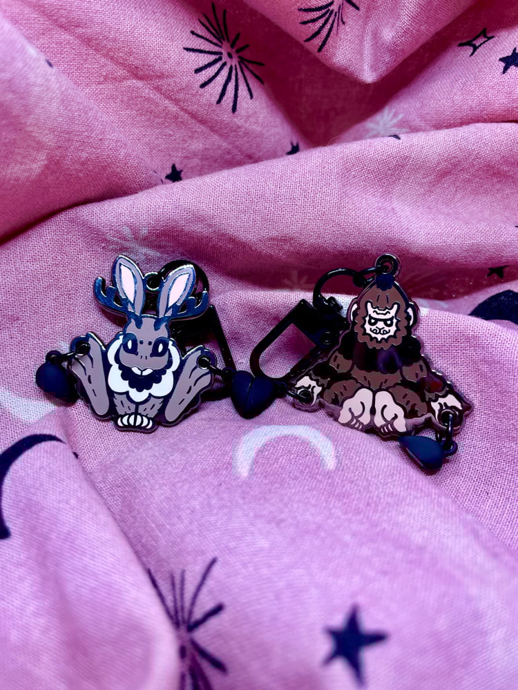 Couple Me Cryptids Keychains