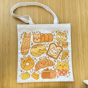 BREAD LOVER CANVAS TOTE BAG