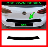 X1 Vw Golf Mk7/7.5 Rear Bumper Lip Sticker Decal 