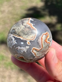 Image 13 of Volcano Agate Sphere #2832