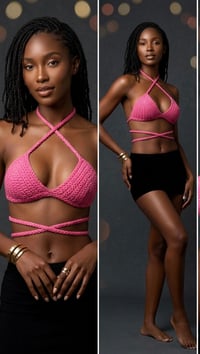 Image 2 of Handmade Crop Top