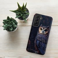 Image 25 of Baroque Style Gothic Inspired Owl Oil Painting Tough case for Samsung®